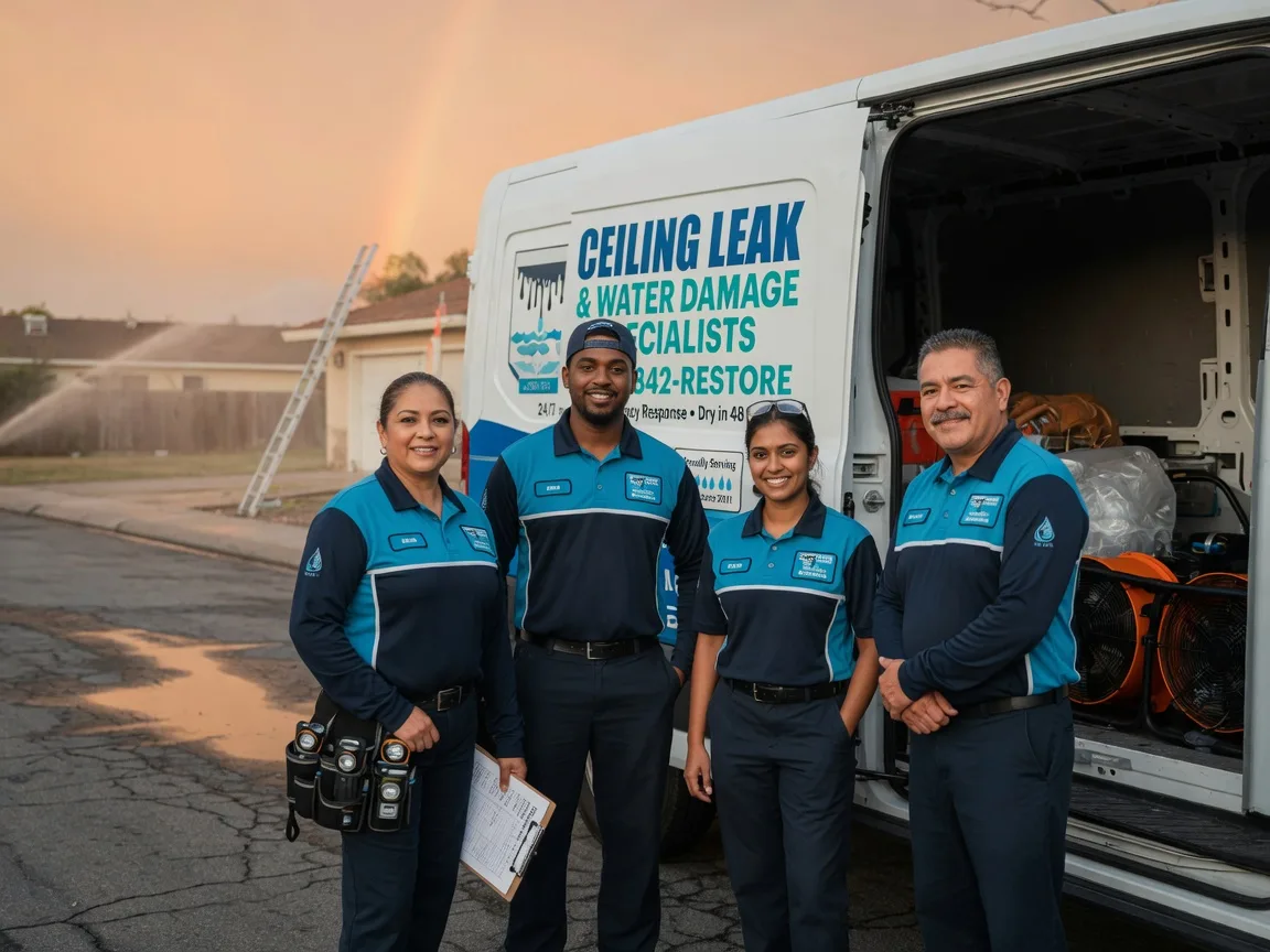 Ceiling Leak Cleanup company in Milburn, OK
